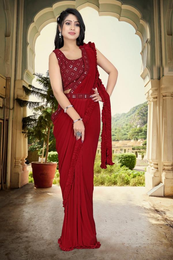 Amoha Trendz 101889 Fancy Ready To Wear Saree Collection